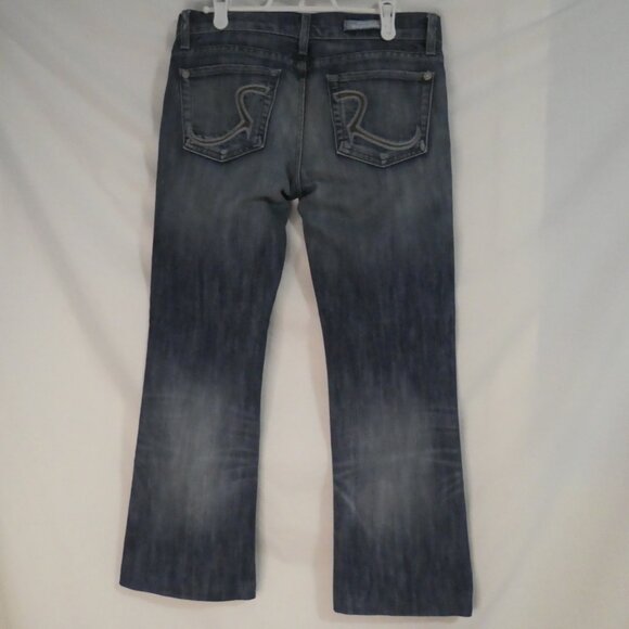 ROCK & REPUBLIC | size 28 | Faded Blue Denim / Jeans | Made In the USA | NWOT - Picture 2 of 16